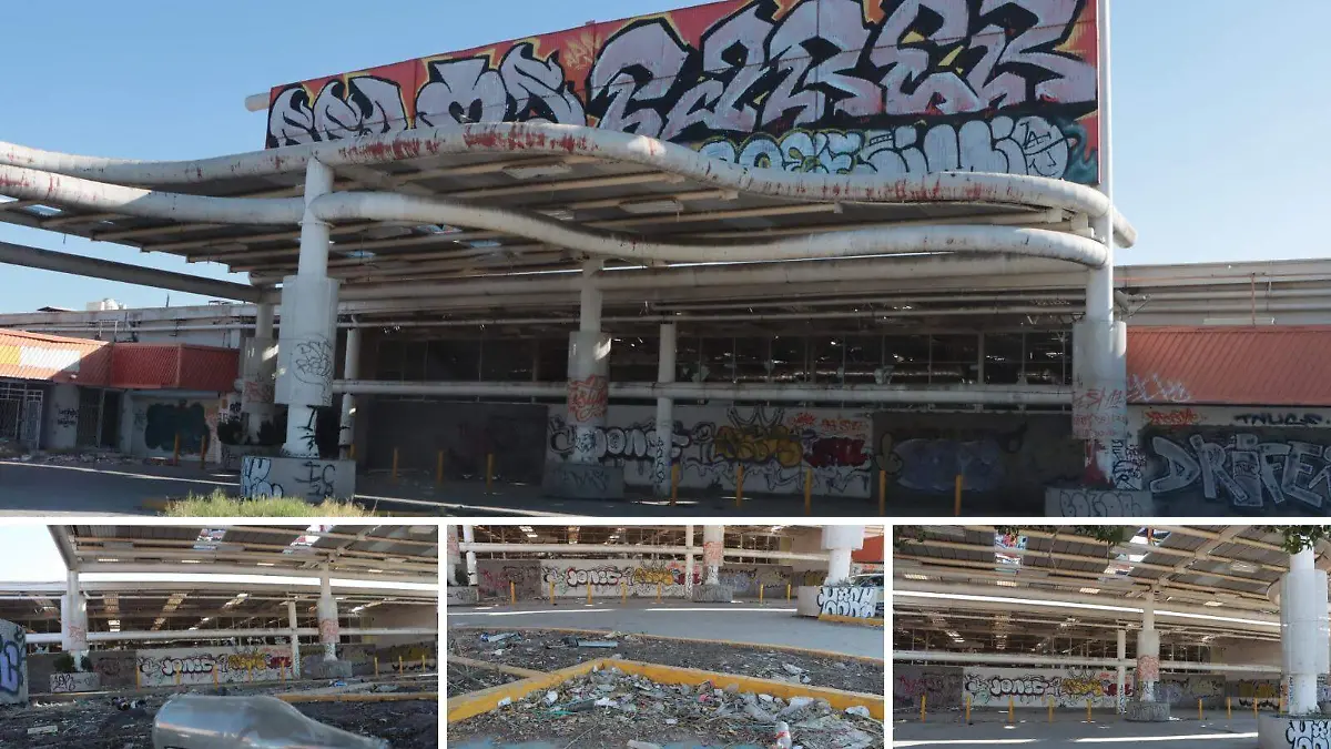 Supermercado abandonado Glorieta Juárez